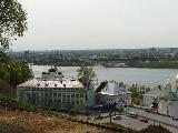 Похвалинский съезд, монастырь и строящийся метромост
